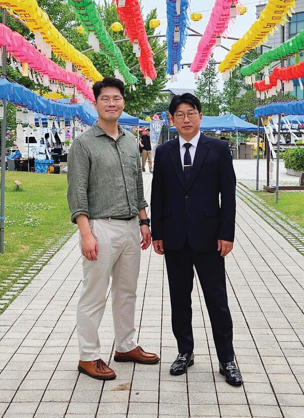 &nbsp; &nbsp; 동국대학교 범죄학과 김연수 교수(좌)와 박상진 교수&nbsp;